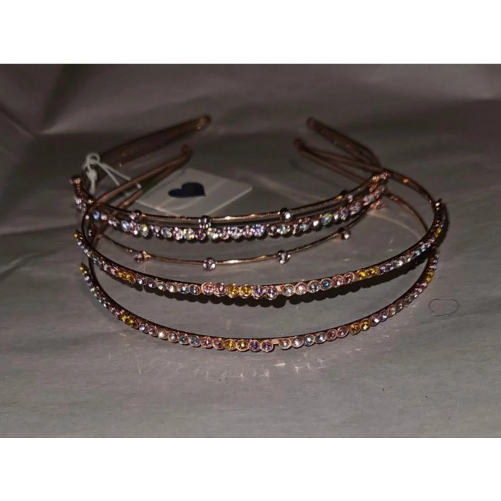 Girls The Children's Place Headband One Size Rose Gold Multi-color